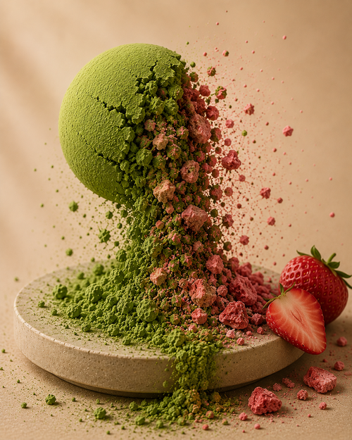 MATCHA LATTE FRAISE